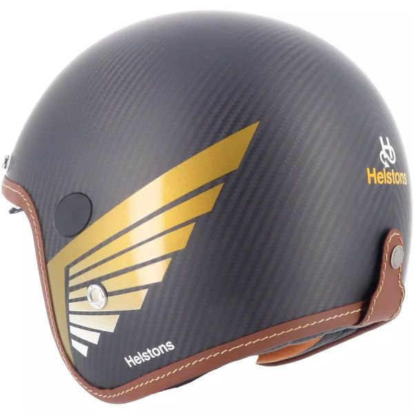 Helstons Wings Carbon Black Gold