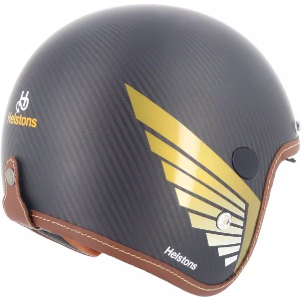 Helstons Wings Carbon Black Gold