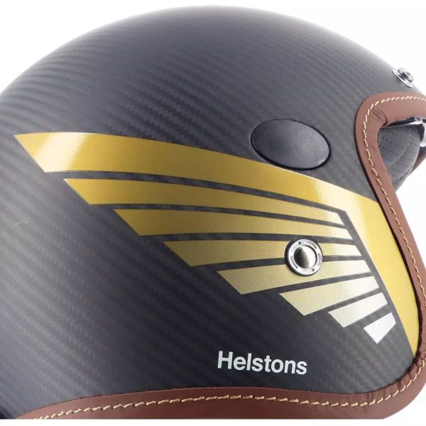 Helstons Wings Carbon Black Gold