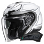 Casque Open Face HJC F31 Bask MC10 + Kit Bluetooth Smart 11Be