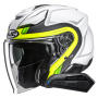 Casque Open Face HJC F31 Bask MC3HSF + Kit Bluetooth Smart 11B