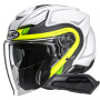 Casque Open Face HJC F31 Bask MC3HSF + Kit Bluetooth Smart 21B