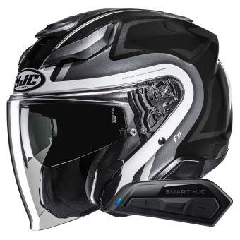 Casque Open Face HJC F31 Bask MC5 + Kit Bluetooth Smart 11B Casque Open Face HJC F31 Bask MC5 + Kit Bluetooth Smart 11B