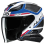 Casque Open Face HJC F31 Ceron MC21SF + Kit Bluetooth Smart 11B