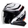 Casque Open Face HJC F31 Naby MC1 + Kit Bluetooth Smart 11B