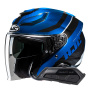 Casque Open Face HJC F31 Naby MC2 + Kit Bluetooth Smart 21B Flat Black
