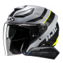 Casque Open Face HJC F31 Naby MC3HSF + Kit Bluetooth Smart 11B