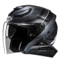 Casque Open Face HJC F31 Naby MC5HSF + Kit Bluetooth Smart 11B
