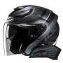 Casque Open Face HJC F31 Naby MC5HSF + Kit Bluetooth Smart 11Be