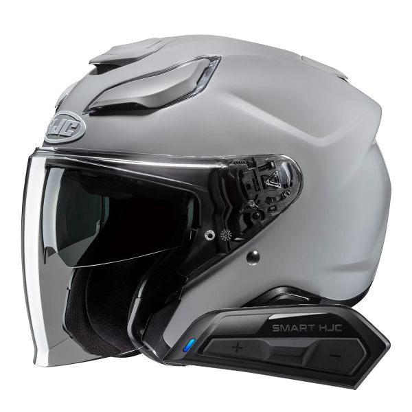 Open Face HJC F31 N.Grey + Kit Bluetooth Smart 11B Open Face HJC F31 N.Grey + Kit Bluetooth Smart 11B