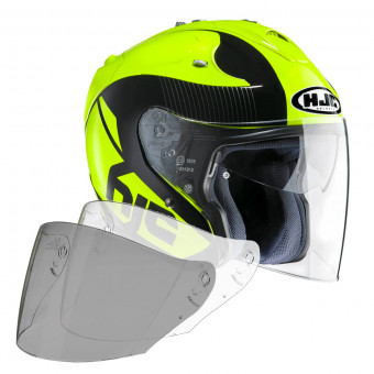 Open Face HJC FG-Jet Acadia MC4 + Visor