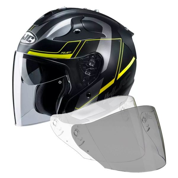 Open Face HJC FG-Jet Komina MC4HSF + Visor