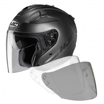 Open Face HJC FG-Jet Paton MC5SF + Visor