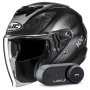 Casque Open Face HJC i31 Depe MC5 + Kit Bluetooth Lokui K30