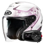 Casque Open Face HJC i31 Iona MC8 + Kit Bluetooth 5S Solo
