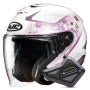 Casque Open Face HJC i31 Iona MC8 + Kit Bluetooth BT Mini