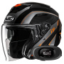 Casque Open Face HJC i31 Reno MC7 + Kit bluetooth 5R Lite