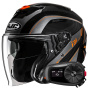 Casque Open Face HJC i31 Reno MC7 + Kit Bluetooth 5S Solo