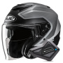 Casque Open Face HJC i31 Tevis MC5SF + Kit Bluetooth BT Mini