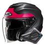 Casque Open Face HJC i31 Tevis MC8SF + Kit Bluetooth BT Mini