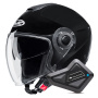Casque Open Face HJC i40N Black + Kit Bluetooth BT Mini
