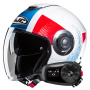 Casque Open Face HJC i40N Pyle MC21+ Kit Bluetooth 5S Solo