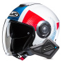 Casque Open Face HJC i40N Pyle MC21 + Kit Bluetooth BT Mini