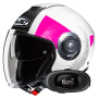 Casque Open Face HJC i40N Pyle MC8+ Kit bluetooth 5R Lite Solo
