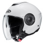Casque Open Face HJC i40N Semi Flat Pearl White