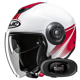 Casque Open Face HJC i40N Vision MC1 Casque Open Face HJC i40N Vision MC1