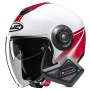 Casque Open Face HJC i40N Vision MC1 + Kit Bluetooth BT Mini