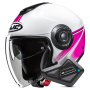 Casque Open Face HJC i40N Vision MC8 + Kit Bluetooth BT Mini
