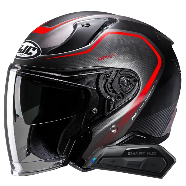 Open Face HJC RPHA31 Kouv MC1SF + Kit Bluetooth Smart 11B Open Face HJC RPHA31 Kouv MC1SF + Kit Bluetooth Smart 11B