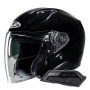 Casque Open Face HJC RPHA31 Metal Black+ Kit Bluetooth Smart 21B Flat Black