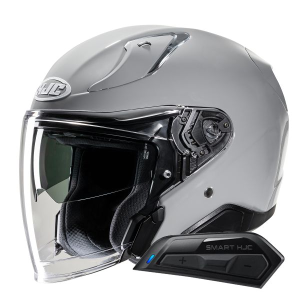 Open Face HJC RPHA31 N. Grey + Kit Bluetooth Smart 11B Open Face HJC RPHA31 N. Grey + Kit Bluetooth Smart 11B