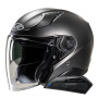 Casque Open Face HJC RPHA31 Semi Flat Titanium + Kit Bluetooth Smart 11B