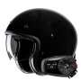 Casque Open Face HJC V31 Black + Kit Bluetooth 5S Solo