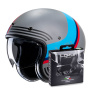 Casque Open Face HJC V31 Byron MC21SF + Kit Bluetooth Lokui K10