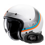 Casque Open Face HJC V31 Byron MC27 + Kit bluetooth 5R Lite