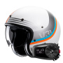 Casque Open Face HJC V31 Byron MC27 + Kit Bluetooth 5S Solo