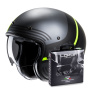 Casque Open Face HJC V31 Byron MC3HSF + Kit Bluetooth Lokui K10