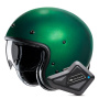 Casque Open Face HJC V31 Deep Green + Kit Bluetooth BT Mini