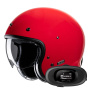 Casque Open Face HJC V31 Deep Red + Kit bluetooth 5R Lite
