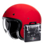 Casque Open Face HJC V31 Deep Red + Kit Bluetooth Lokui K10