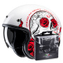Casque Open Face HJC V31 Desto MC1 + Kit Bluetooth Lokui K10