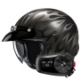 Casque Open Face HJC V31 Firo MC5 + Kit Bluetooth 5S Solo