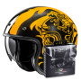 Casque Open Face HJC V31 Flame MC3 + Kit Bluetooth Lokui K10
