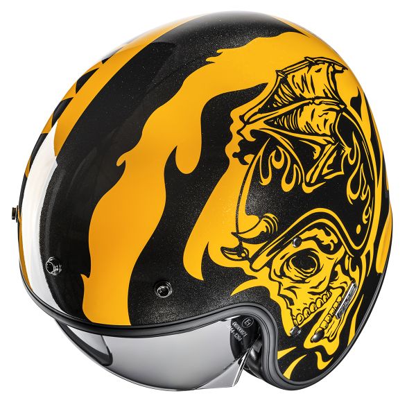 HJC V31 Flame MC3 + Kit Bluetooth Lokui K10