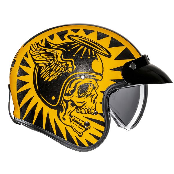 HJC V31 Flame MC3 + Kit Bluetooth Lokui K10