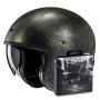 Casque Open Face HJC V31 Flame MC4SF + Kit Bluetooth Lokui K10